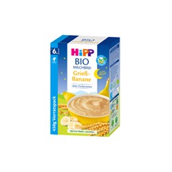 Bio Semoule au Lait Banane dès 6 mois 2x225g