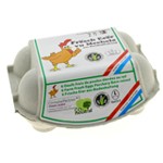 Oeufs frais de poules elevées au sol cat.L x6