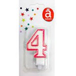Bougie d'Anniversaire Numéro 4