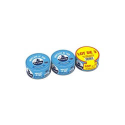 Morceaux de thon au naturel 3x112g