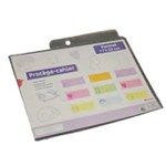 Protège Cahier 17x22cm Transparent Grands Rabats Noir