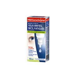 Gouttes Oculaires Yeux Irrités Secs Fatigués 10ml