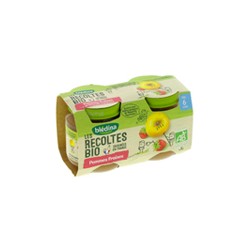 Bio Pommes Fraises dès 6 mois 2x130g