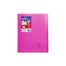 Koverbook Grands Carreaux 24x32cm 96 Pages Rose