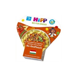 Bio Nouilles aux Oeufs avec Paprika et Légumes et Boeuf 250g