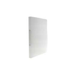Classeur A4 Souple  2 Anneaux Dos 22mm Blanc