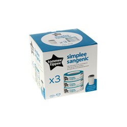 Simplee Sangenic Sachet Recharge Poubelle x3