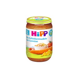 Bio Pâtes Légumes et Jambon dès 8 mois 220g