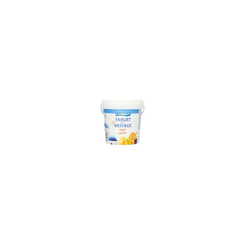 Yaourt à la Grecque pêche passion 8.2%MG 1kg