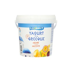 Yaourt à la Grecque pêche passion 8.2%MG 1kg