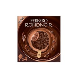 Bâtonnet Glacé Rond Noir x4 200g