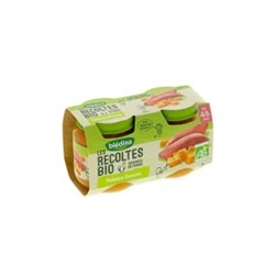 Bio Patates Douces dès 4 mois 2x130g