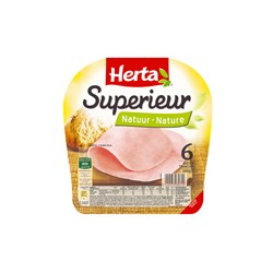 Jambon supérieur tendre et savoureux x6 200g