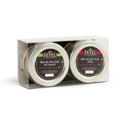 Bloc Foie Gras de Canard et Bloc Foie Gras Oie 2x45g