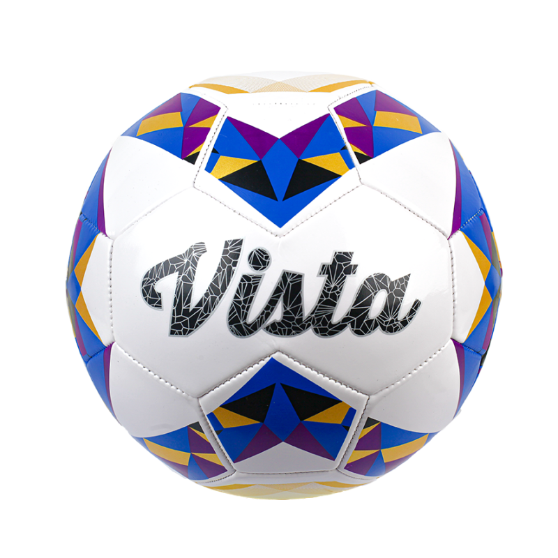 Ballon de Football Taille 5 Blanc et Bleu