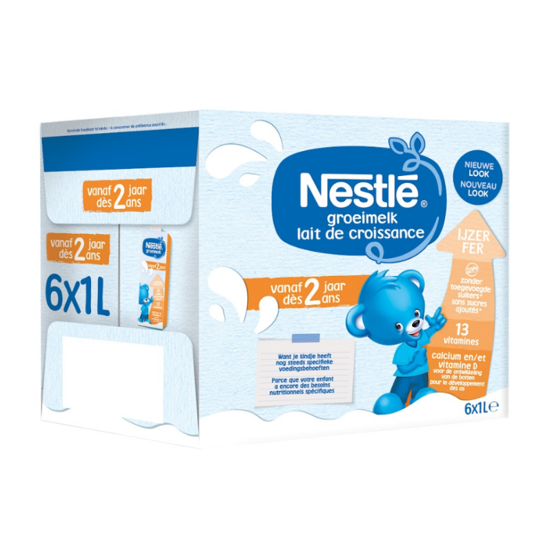 Lait de Croissance dès 2 ans 6x1l