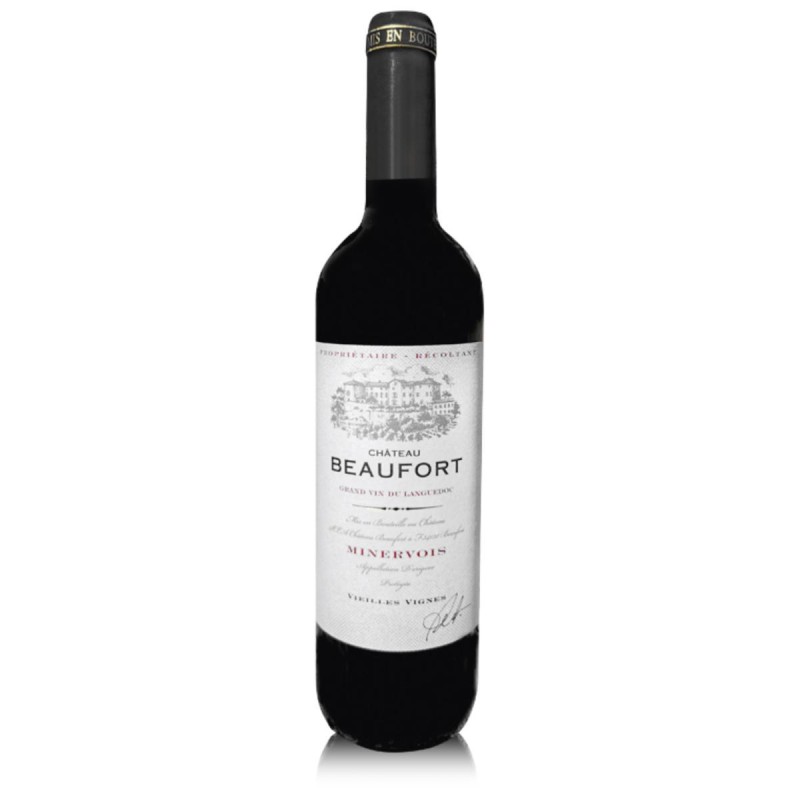 Vin rouge Minervois Château Beaufort 14.5% 75cl