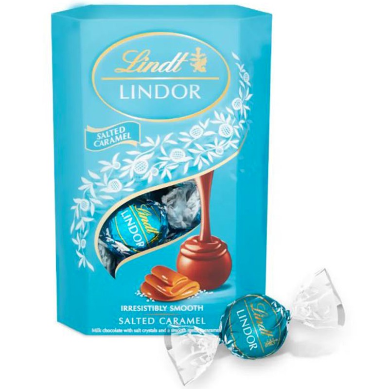 Lindor Caramel et Fleur de Sel 200g