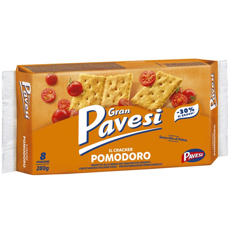 Biscuits apéritif crackers aux tomates et herbes 280g