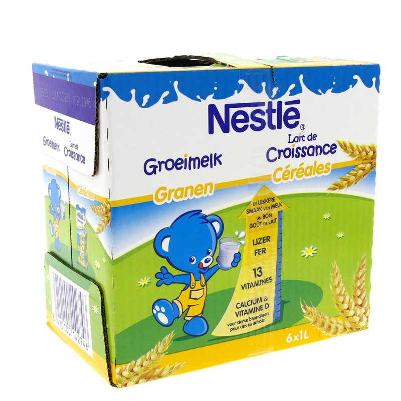 Lait de Croissance aux Céréales dès 1 an 6x1l