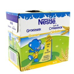 Lait de Croissance aux Céréales dès 1 an 6x1l