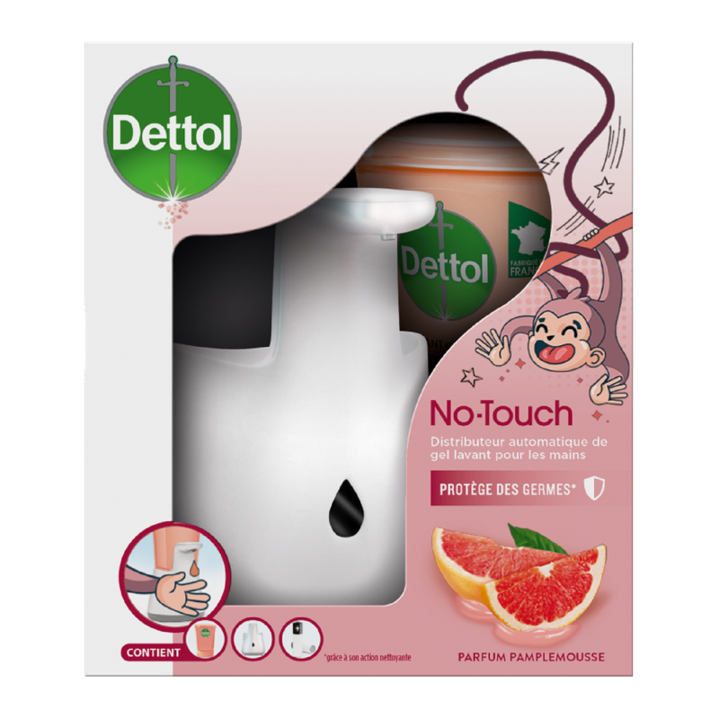 No Touch Distributeur Savon + Recharge Pamplemousse