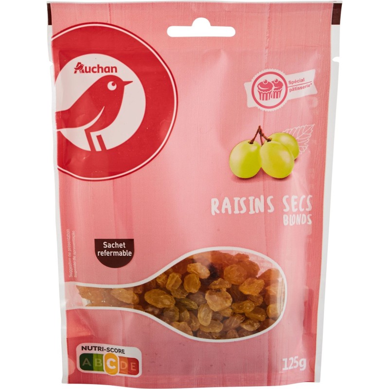Raisins Secs Blonds 125g