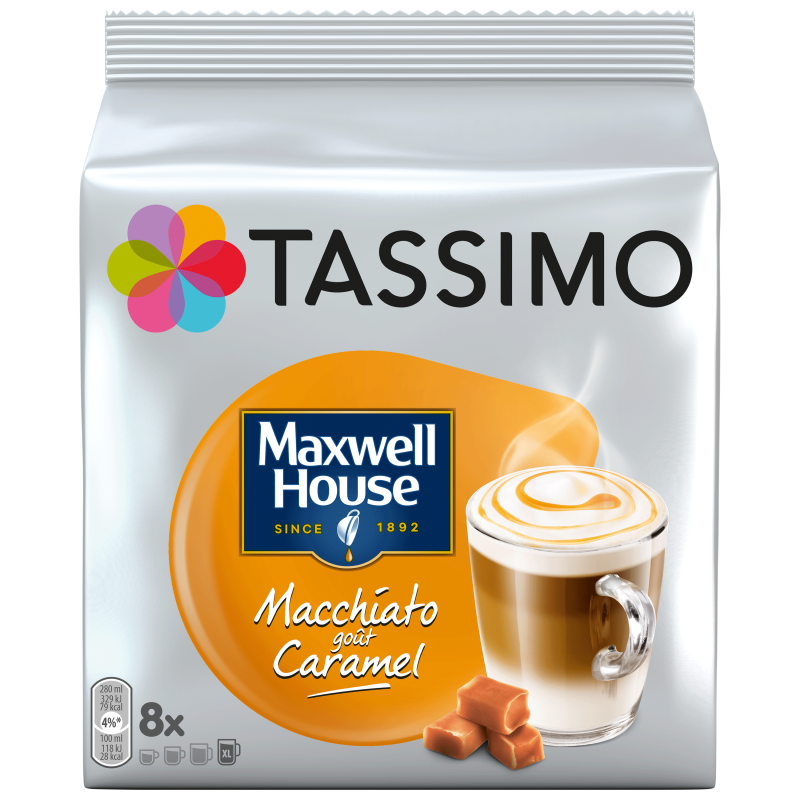 Macchiato Maxwell House goût caramel x8