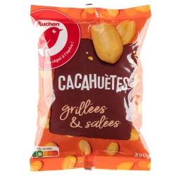 Cacahuètes grillées et salées 250g