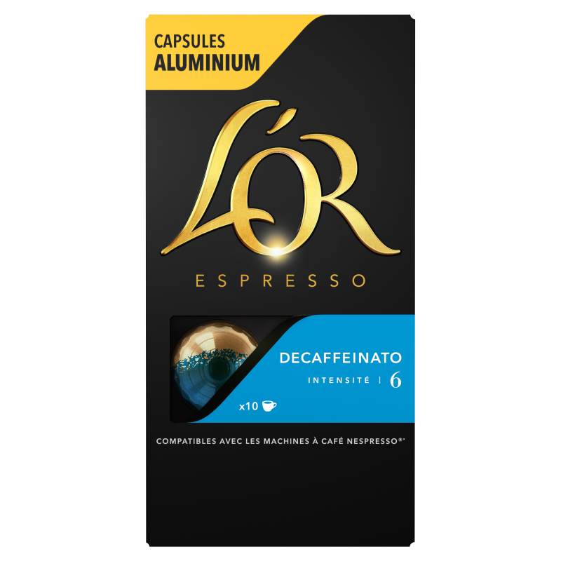 Espresso café decaffeinato intensité 6 capsule x10