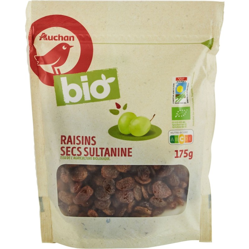 Raisins Secs Sultanine 175g