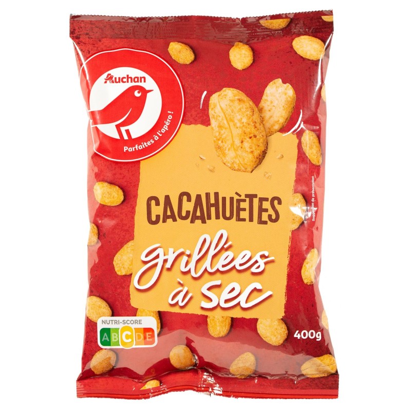 Cacahuètes Grillées à Sec 400g