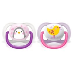 Sucette Ultra Air Animals 0-6 Mois x2
