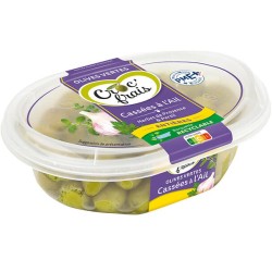 Olives Vertes Entières Ail Herbes de Provence Persil 250g
