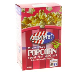 Pop Corn Sucré pour Micro-Ondes 3x90g
