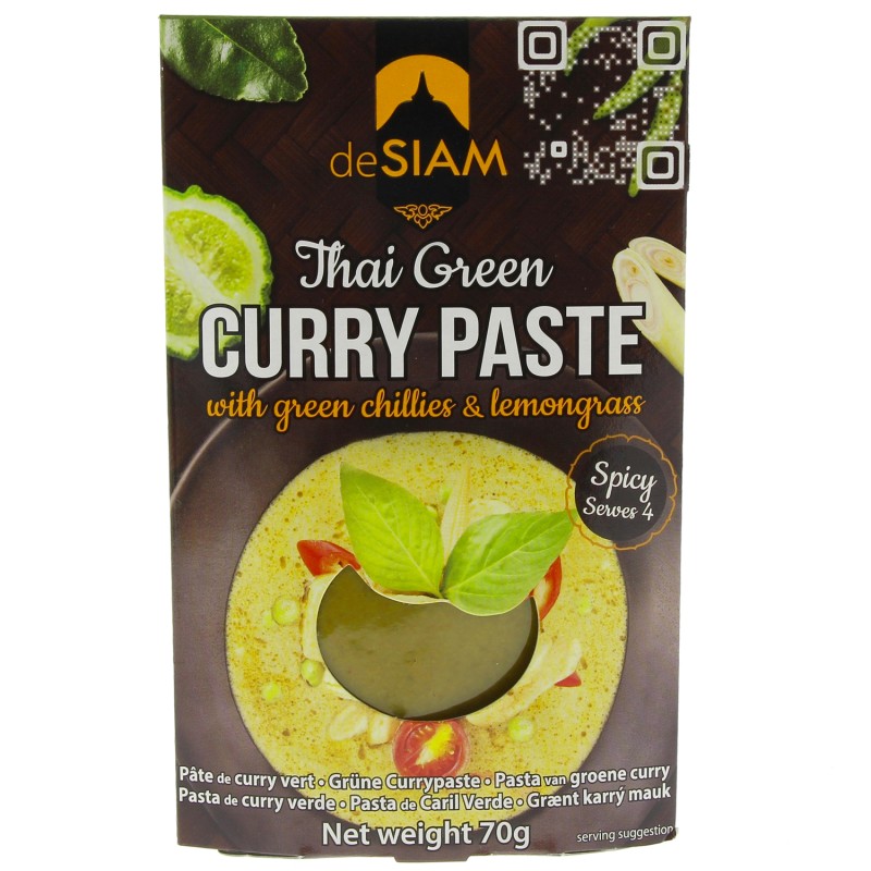 Pâte de curry vert 70G