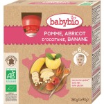 Gourde Pomme D'aquitaine, Abricot, Banane 4x90g