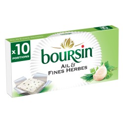 Fromage à tartiner ail et fines herbes x10 160g