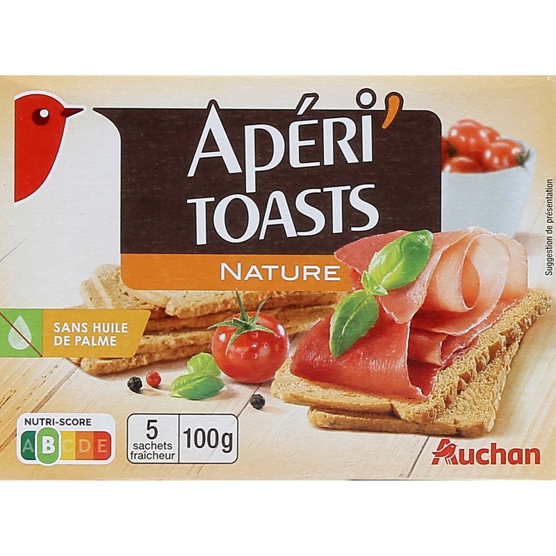 Apéri'Toasts Nature x30 100g