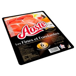 Jambon cru fines et fondantes x6 100g