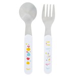 Set de 2 Couverts Enfant Inox dès 12 mois