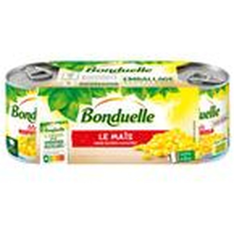 Maïs sans Sucres Ajoutés 3x140g