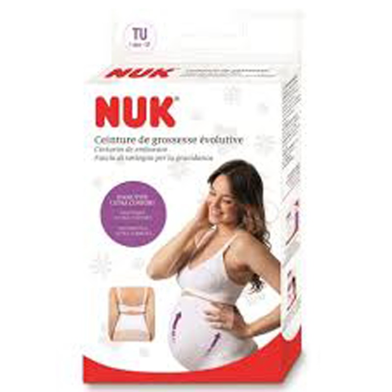 Ceinture de Grossesse Evolutive Taille Unique Blanc