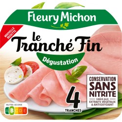 Jambon Le Tranché Fin Dégustation x4 120g