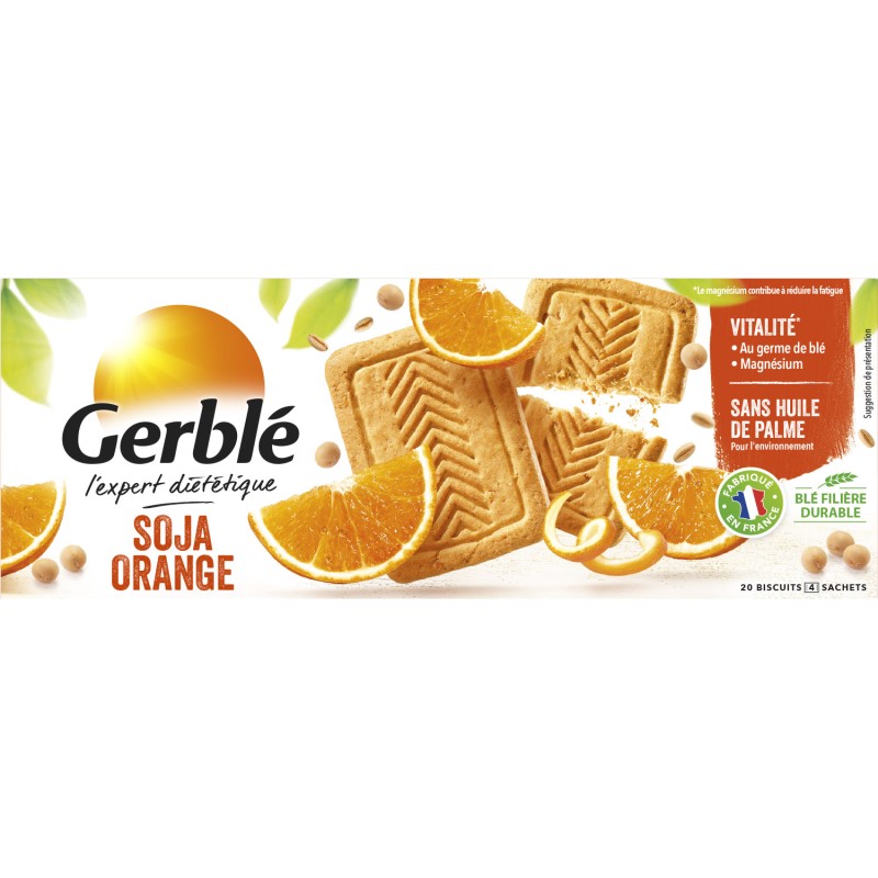 Biscuits de soja à l'orange 5x4 280g