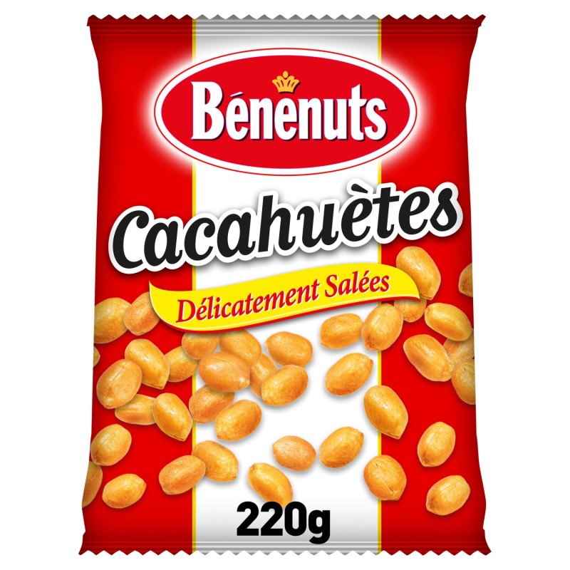 Cacahuètes Délicatement Salées 220g