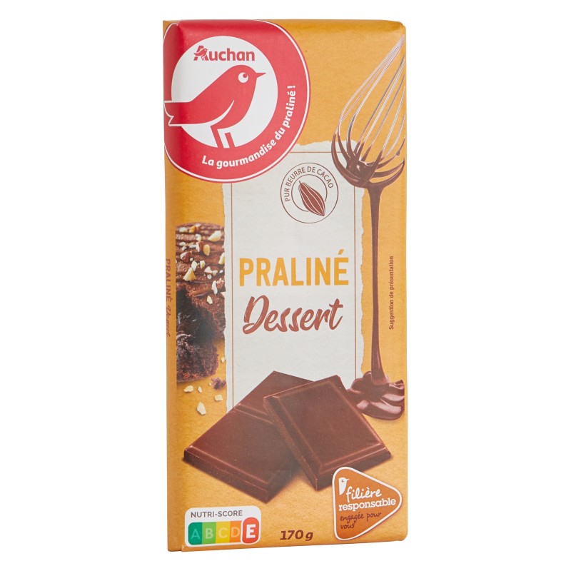 CULTIVONS LE BON Chocolat Praliné Dessert 170g