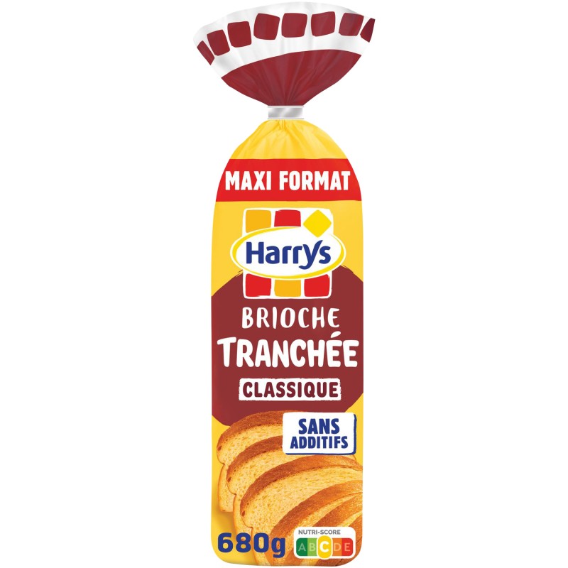 Brioche Tranchée Recette Classique 680g