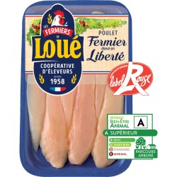 Aiguillette de poulet blanc fermier label rouge 180g