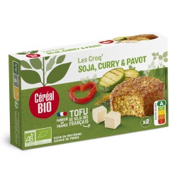 Bio Croq' Soja au Curry et Pavot 2X100g